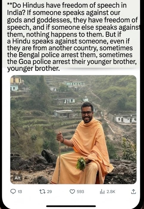 shyyadhuvanshi's tweet image. Should Hindus migrate from India? Or Should a Hindu commit suicide? #gautamkhattar #freegautamkhattar #hindu @AadiAchint @ajaykraina