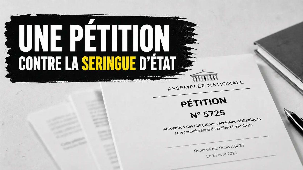 LeMediaEn442's tweet photo. Une pétition à l’Assemblée nationale pour l’abrogation des obligations vaccinales pédiatriques et la reconnaissance de la liberté vaccinale 
https://t.co/1sQq0CWVIL 

Une pétition lancée par Denis Agret (@AgretDenis) fracasse le silence sur ces  injections que l’on impose aux enfants avant même qu’ils sachent parler.