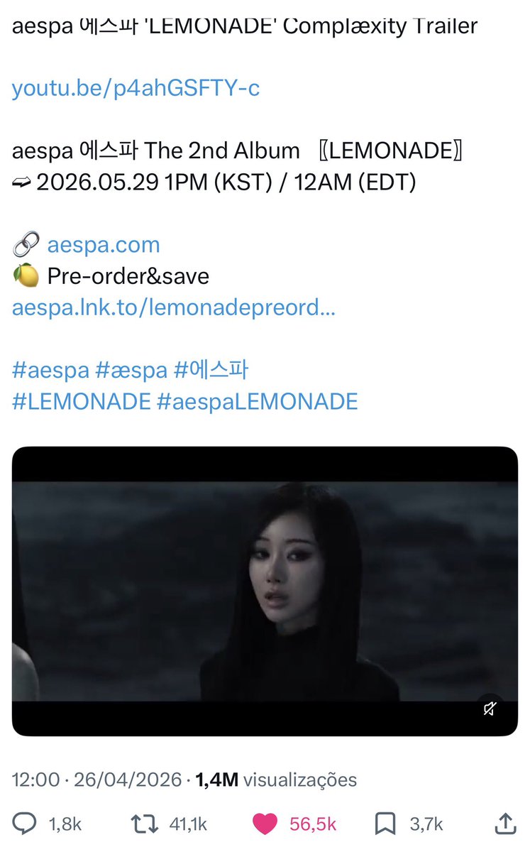 info aespa tweet media