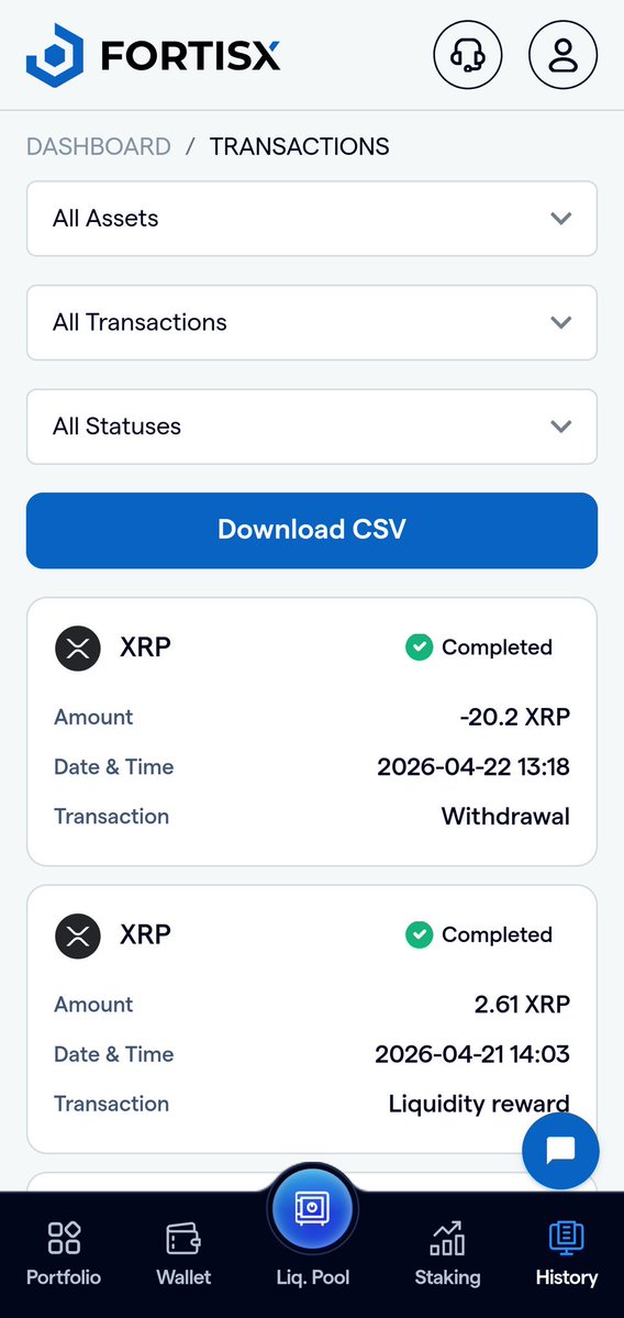 I’m always more interested in what actually works than in what sounds good on paper:

fortisx.fi/kol/crypto-bar…

I tested FortisX myself, and this is the kind of thing I like to see - rewards coming in and withdrawals going through without drama.

That’s what gives me confidence.