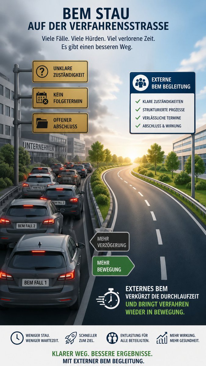 BaumertManfred's tweet photo. Wie begründet HR externes BEM gegenüber der Geschäftsführung?

Nicht nur mit Entlastung, sondern mit Rückstau, Durchlaufzeit, Entscheidungspunkten, festen Folgeterminen und verbindlicher Nachsteuerung.
Der Beitrag zeigt die Argumente:

https://t.co/D0Yfuo3wZ3

#BEM #ExternesBEM https://t.co/TCY4TBBRKZ