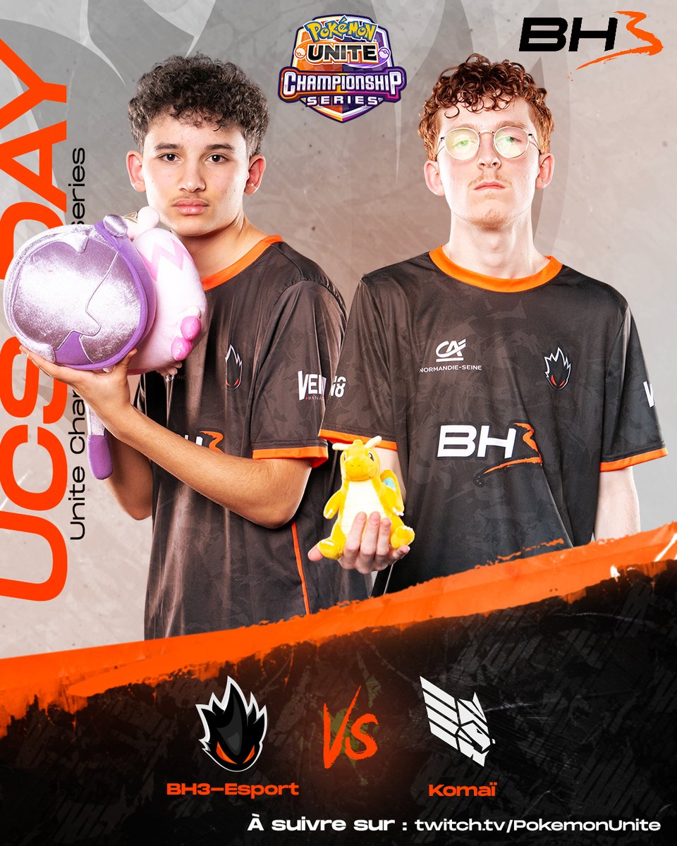 BH3_Esport's tweet image. 🔥 FINALE DES PLAYOFFS DES UCS : C'EST MAINTENANT ! 🔥

Dernière ligne droite pour notre roster #PokemonUnite, déjà qualifié aux Worlds 💪

🆚 @KomaiEsport
📺 twitch.tv/pokemonunite

Go leur donner de la force ! 👊

🤙 @UniteEsports 

#UniteEsport #Esport