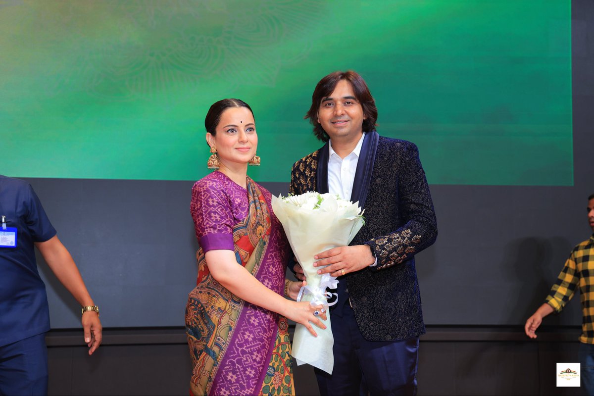 ItsRRSingh's tweet photo. Rashtriya Ratna Samman 2026 at Bharat Mandapam 🇮🇳

Finally… we did it!
Months of planning, sleepless nights, and relentless team effort — all came together to create a grand, successful national-level ceremony.

Feeling truly grateful and proud of this incredible journey.

A special mention to Kangana Ranaut ji for her graceful presence. Her simplicity and humility truly stood out — personally felicitating every awardee with a warm smile made the experience even more memorable.

Heartfelt thanks to all our sponsors, associates, team members, family, and friends — your support is the real strength behind such successful events.

This is not just an event, it’s a mission to celebrate excellence across the nation.

And yes… this is just the beginning.
Next big event coming soon 🚀

#rahulranjansingh #brandempower #kanganaranaut #RashtriyaRatnaSamman #RRS2026 NationalAwards SuccessCelebration Gratitude TeamWork