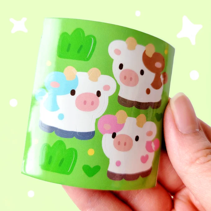 I love making sticker squares