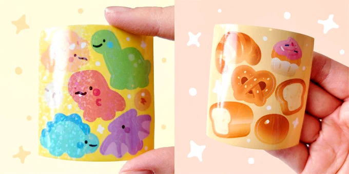 I love making sticker squares