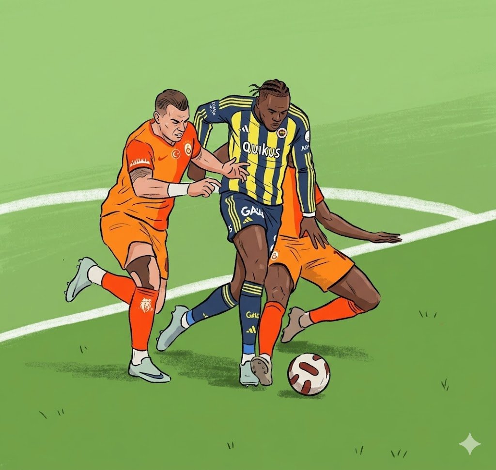 Penaltı doğru karar. Galatasaraylı defans oyuncusu topla oynamıyor, rakibe vurup dengesini bozuyor.

Bariz gol şansı hakem sarı kart vermedi, sanırım. Bariz gol şansında top için mücadele olduğunda ve penaltı verildiğinde sarı kart verilir.

#GSvFB