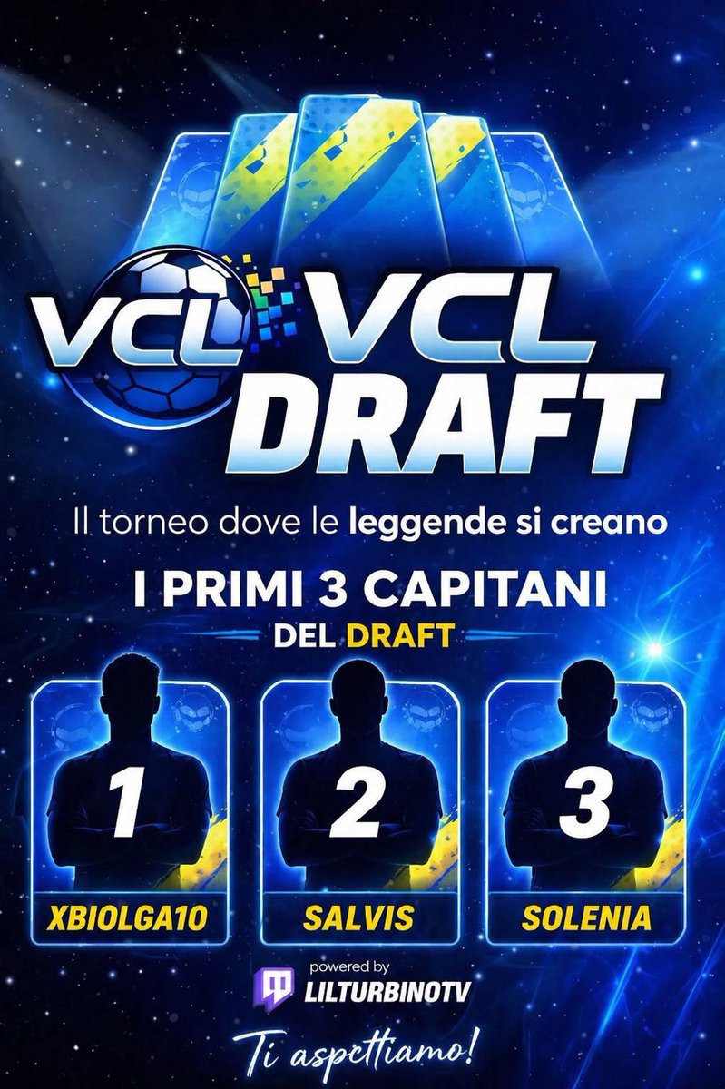 VCL_league's tweet photo. A big draft for a big night.. https://t.co/NwQdXv2iH1