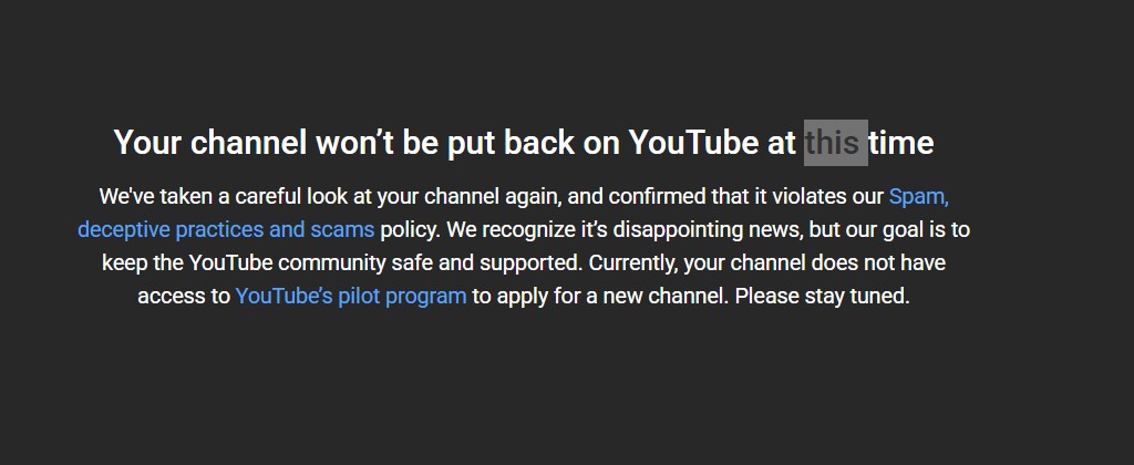 ballistikcoffee's tweet photo. Dear @TeamYouTube - I am writing this in the hopes that more than your YouTube AI bots will read this. My channel was terminated on April 24, 2026, with no chance to backup my content and/or understand what your decision entailed. All you mentioned was the 'Spam, Deceptive Practices & Scams Policy' & I have zero idea what you're referring to that you claim I did wrong. I am a genuine human creator who follows YouTube guidelines as I have for the past few yrs and have built up a great community that brings me and others much joy in regard to gaming, and in my case, specifically, Atari & gaming. I have never scammed or spammed ANYONE. I created this channel to get over my dad's death during Covid & to have it ripped away is truly heartbreaking. I did file an appeal but did not know what to address as you would not share any specifics w/ me.  You denied it a few short hours later without the explanation or chance to fight for myself that I was hoping for.

With blood, sweat & tears, I created 1.8k videos of what I feel is genuine homegrown content. I never once scammed anyone & have zero idea what you're referring to. At this point, I just want access to my videos so I can save them. Please grant me that one wish after all I have been through. As for any ideas about what you may be referring to: I live high up in the mts and I have had alot of network issues with YT, so if you see me constantly signing in and out at times that's why - its been automatic & hellish, and also Win 11 has a bug now that signs you out of everything for a while here and there for hours on end. Authentication error. I don't know what else you could be referring to. I believe it may be a technical error there w/ my PC, and/or an improper flagging by your YT bots.

Please take a look at my case, for my youtube channel @ballistikcoffeeboy & please have a real live human being look at my case. As I said, at this point, all I want is access to my content so that I may back it up and save it before I lose it all. Thank you for your time and consderation. I will contact once again before I consdider getting an attorney to assist w/ getting back what is rightfully mine. If you want to still take me down, you do you, I just want to be able to save all my content that I worked on for 6 yrs with every ounce of myself & my genuine love for gaming. 

Thank you for your time. xx #BCB #Gaming #Atari 

@YouTubeCreators @YouTubeInsider @YouTube