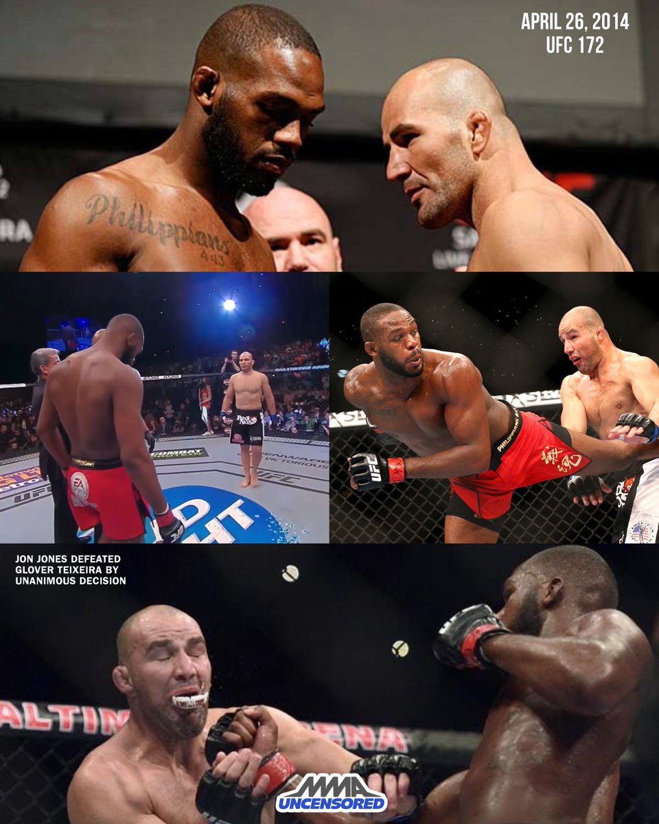 MMAUNCENSORED1's tweet image. 12 years ago today,

Jon Jones defeated Glover Teixera via unanimous decision. 

Jones landed 138 significant strikes, three takedowns and beat Glover at his own game. 
#UFC #MMA