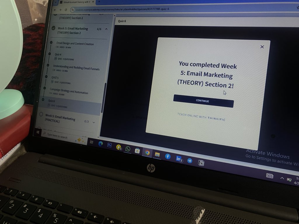 johnadora2's tweet photo. Day 15–17 of my Virtual assistant journey 🚀

These past few days, I’ve been learning something I used to underestimate — email marketing & sales funnels.

I thought it was just about sending emails…

I was wrong.

It’s actually about guiding people through a journey:
From awareness → interest → consideration → conversion → retention

Here’s what I’ve learned so far:

• Not all emails are the same
→ Newsletters
→ Promotional emails
→ Transactional emails

• Every email has a purpose
→ Nurture leads
→ Build trust
→ Drive action

• Metrics matter A LOT:
→ Open rate
→ Click-through rate (CTR)
→ Conversion rate
→ Unsubscribe rate

• Writing matters too:
→ Strong subject line = first impression
→ Clear message = better engagement
→ CTA = results

I also explored:
• Automation (emails that work while you sleep 👀)
• Segmentation (sending the right message to the right people)
• A/B testing (what actually works vs guessing)

Biggest lesson?

👉 Email marketing isn’t about selling immediately.
It’s about building relationships and trust over time.

And honestly, this changed how I see digital communication completely.

Still learning. Still growing. 💡

An era is about to end and I’ll be very much ready to take on a job anytime 

#VirtualAssistant #EmailMarketing