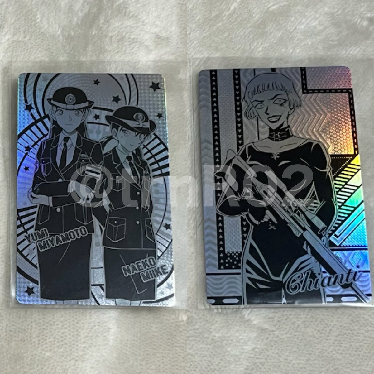 trnR02's tweet photo. 【交換・譲渡・買取】
名探偵コナン ポロピカカードコレクション

【譲】chianti、三池苗子、宮本由美

【求】降谷零、安室透>赤井秀一

vol2(BOURBON含む)との交換も可能です。
お気軽にお声掛けください☺︎ https://t.co/d4afbnZkUd