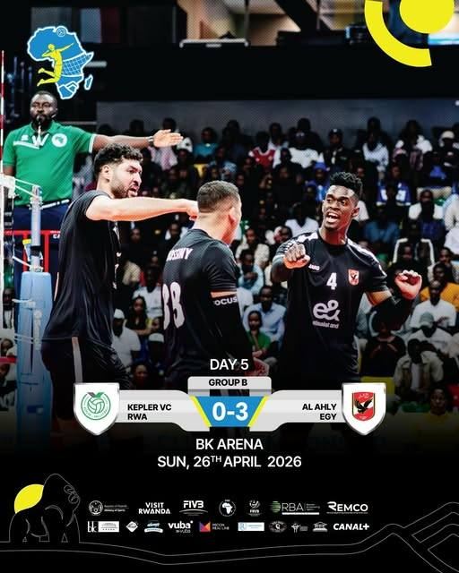 AlAHL beat KVC : 3-0 The 47th CAVB Men’s Club Championship Kigali 2026 ...