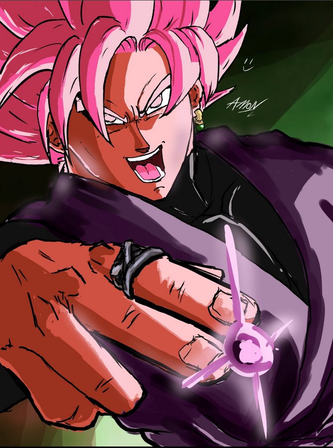 amonthehero's tweet photo. Goku Black drawing im kinda proud of https://t.co/B1neGLXDYt