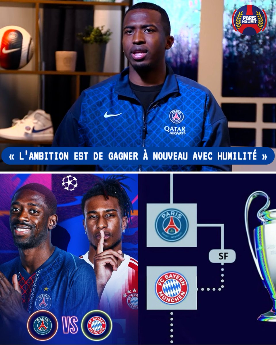 ❤️💙🎙️🇪🇨 Pacho : «Le Bayern ? Nous devons avoir confiance en nous, garder notre style. Il faut toujours croire en soi, croire en son idée, croire en sa méthode de travail, et ensuite bien se préparer mentalement et avoir une concentration maximale, parce que ce sont des matches