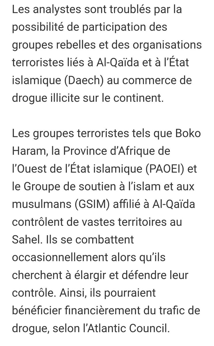 Mohammedd418846's tweet image. Les instances internationales affirment que la production de cannabis au Maroc finance les réseaux de contrebande et de terrorisme au Sahel,Cette situation favoriserait également le ralliement d'extrémistes de retour de zones de conflit à la branche de l'État islamique dans Sahel