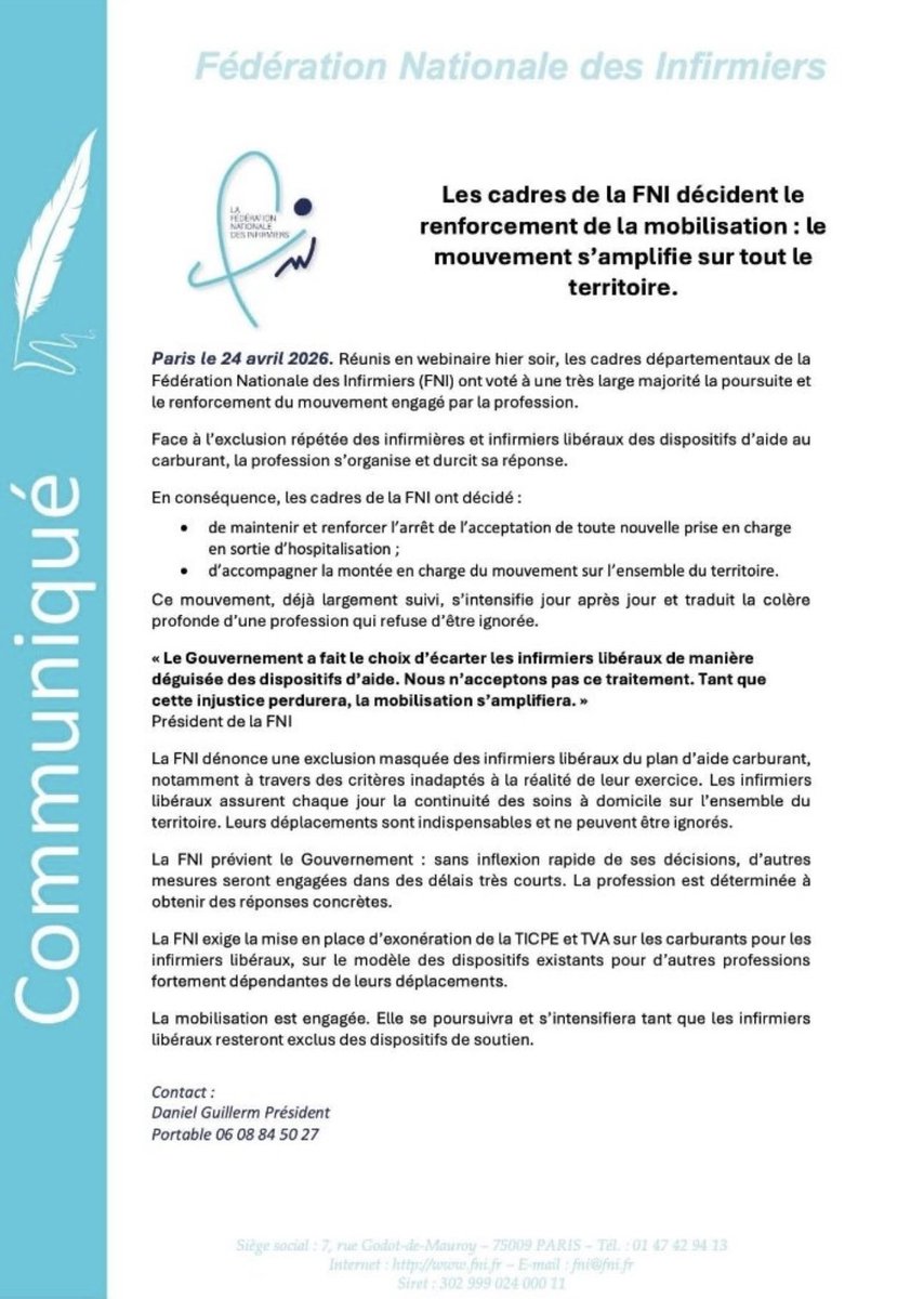 MARJAN0207's tweet photo. Les infirmiers  libéraux du pays de Lorient seront sur le parking
➡️ du Centre Hospitalier Bretagne Sud à #Lorient 
🕐Lundi 27 à 13h

pour expliquer aux patients, famille et à nos collègues salariés pourquoi il devient compliqué de trouver un infirmier à domicile  . 
#idel #fni https://t.co/Y5JF466Psx