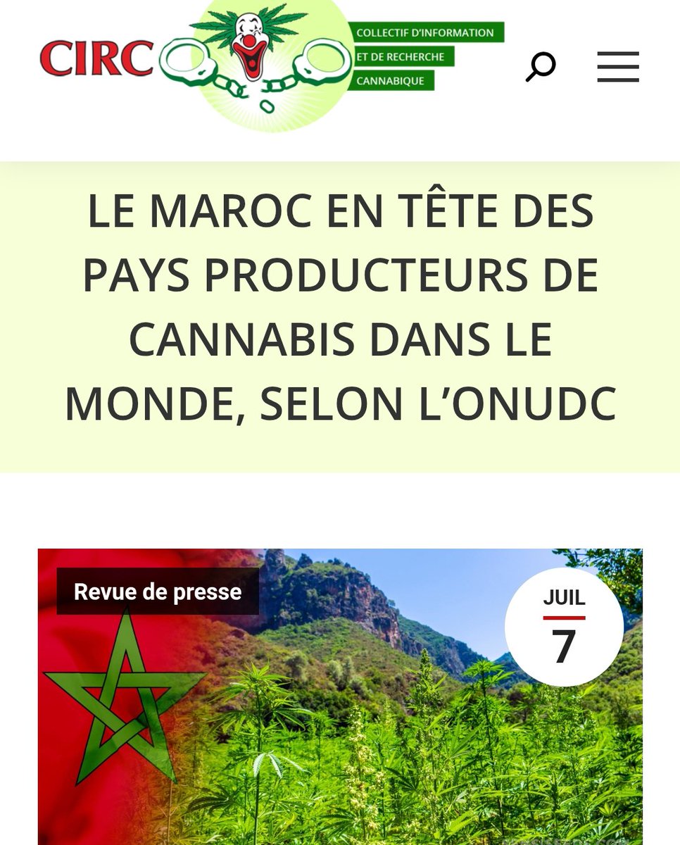 Mohammedd418846's tweet image. Les instances internationales affirment que la production de cannabis au Maroc finance les réseaux de contrebande et de terrorisme au Sahel,Cette situation favoriserait également le ralliement d'extrémistes de retour de zones de conflit à la branche de l'État islamique dans Sahel