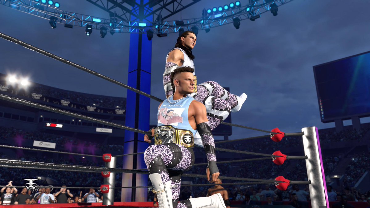 foss_w_forces's tweet image. 📰FWF - The T📰

Ricky retained.
Ethan retained.

But they wanted more.

Bruised. Exhausted.
Still hungry.

They stepped back into the ring… together.

And took the Helping Hand Championships.

All the gold.
All for them.
All for each other.

#FWF #WWE2K26 #FashionVictim