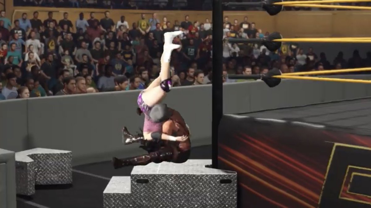 BCW_UCT's tweet photo. When Becca retained in the 3-Way, Jo would attack Mia saying she cost her the title, at Crossfire Jo would get disqualify and piledrive Mia on the steps. The next week Mia and Jo brawled backstage with Suzuki demanding a Street Fight at Resonance https://t.co/DoVEBfShuG
