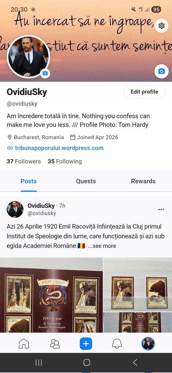 OvidiuSky's tweet photo. #eYou este o platformă ce își propune să combată dezinformarea și să se diferențieze de restul platformelor sociale.
Este dezvoltată la București și a luat naștere în primăvara asta. Lansare oficială pe 5 Mai, momentan este într-o versiune beta de test doar app pe telefon. https://t.co/INgCVSIw5H