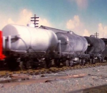 SirWelcome2's tweet photo. Ok, I need some help here.

I remember seeing something about when a railway was hit by a flood, it caused some tankers (which were empty at the time) to start floating off the rails until the flood went away, but I can’t find where it’s from. https://t.co/oWP3vnslga