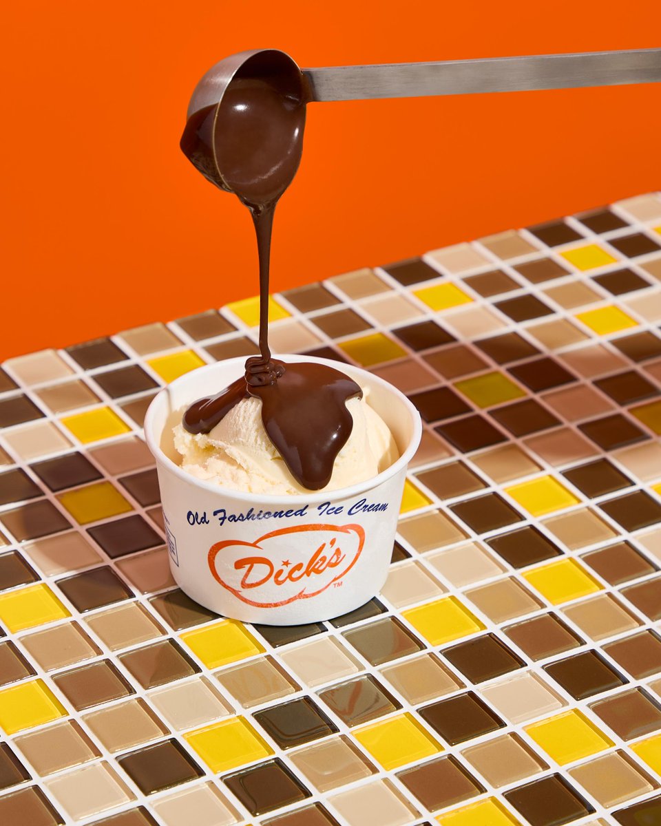 DicksDriveIns's tweet photo. Happy Sundae! 🤭 What is your usual ice cream + topping order? https://t.co/W38MQEpr9r