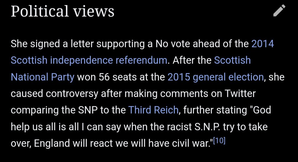 alkanomega's tweet image. Not only is @francesbarber13 a brilliant actress, she sussed out the #SNP very early on, in the face of all the cretinous #Sturgeon adulation that was happening

Bravo