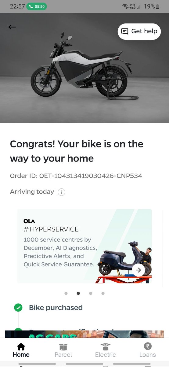 Saurabh40813140's tweet image. Not arriving yet 2 week 
#ola @bhash  give my money return back