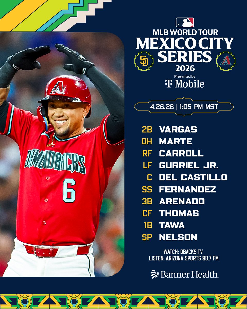 Dbacks's tweet photo. El Capi navega a México. https://t.co/dh9Z0bx21L