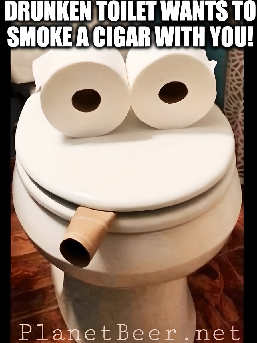 PLANETBEER1's tweet image. HA! 🍺🚬🚽😆  #sundayfunday #drunkdrunk #cigarlife