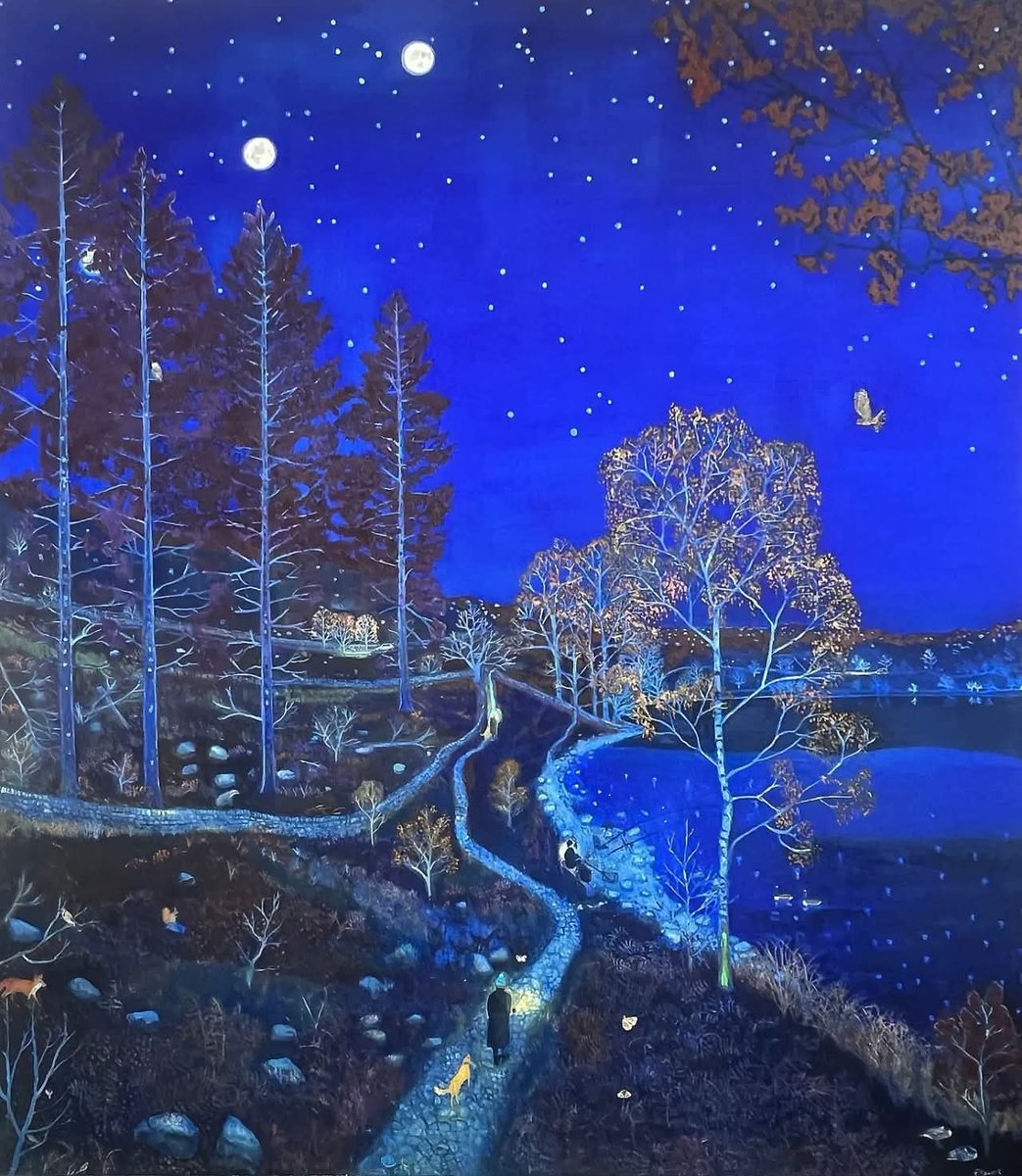 GGanszczyk's tweet image. Dobranoc 🌛 Ostatni weekend kwietnia pozwoli zmierza do końca. 
Spokojnego, niedzielnego wieczoru i kolorowych snów wszystkim. 🍵🫖🤗❤️🎶📚🎬🌃 #EveningVibes #weekend #April #Spring 
Cc. Emma Haworth "Deep Calls To Deep", 2025.