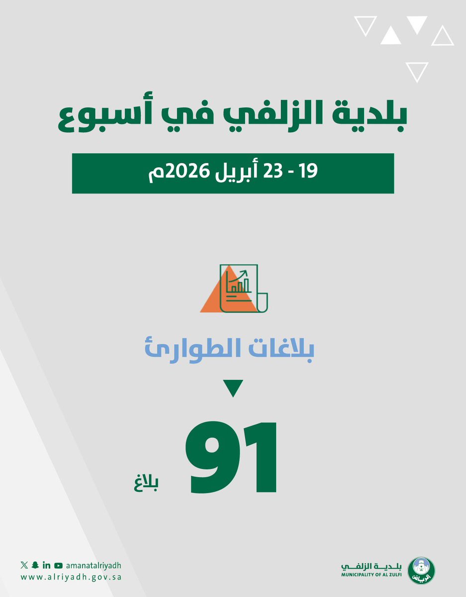 بـلـديــة الـــزلـفي tweet media
