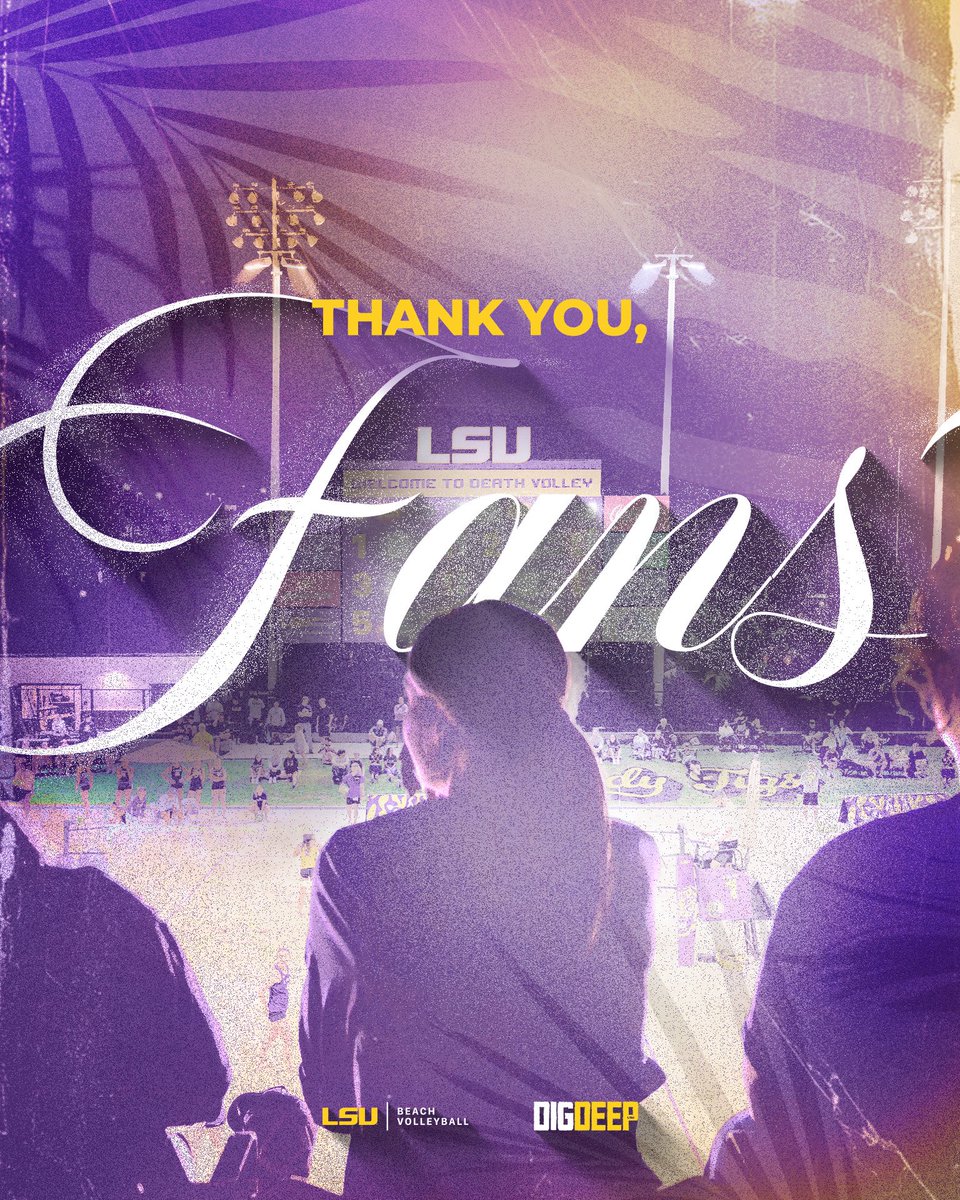 LSU Beach Volleyball tweet media