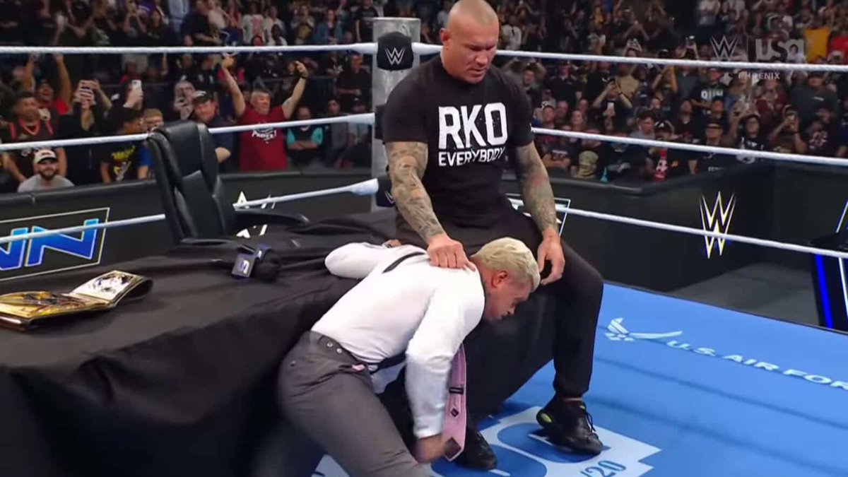 dprabir75's tweet photo. Any match where Cody Rhodes is involved will always be low business. It's not Randy Orton's fault. Cody Cry Baby's will be offended. Cody has amazing luck. https://t.co/clT0nFehNh