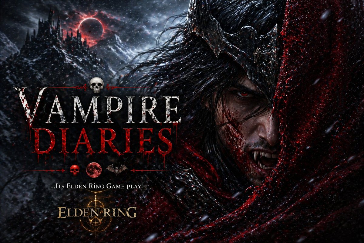 VampKnighted's tweet image. Vampire Diaries! 🌑🌑🦇🦇 twitch.tv/vampknighted 
#EldenRing #ViralGaming #GamingCommunity #DarkFantasy #Speedrun #StreamerNetwork #SmallStreamer #TwitchClips #GamingOnX #FromSoftware #Discord #YouTuber #Steam #viralvídeo #Twitch #youtube