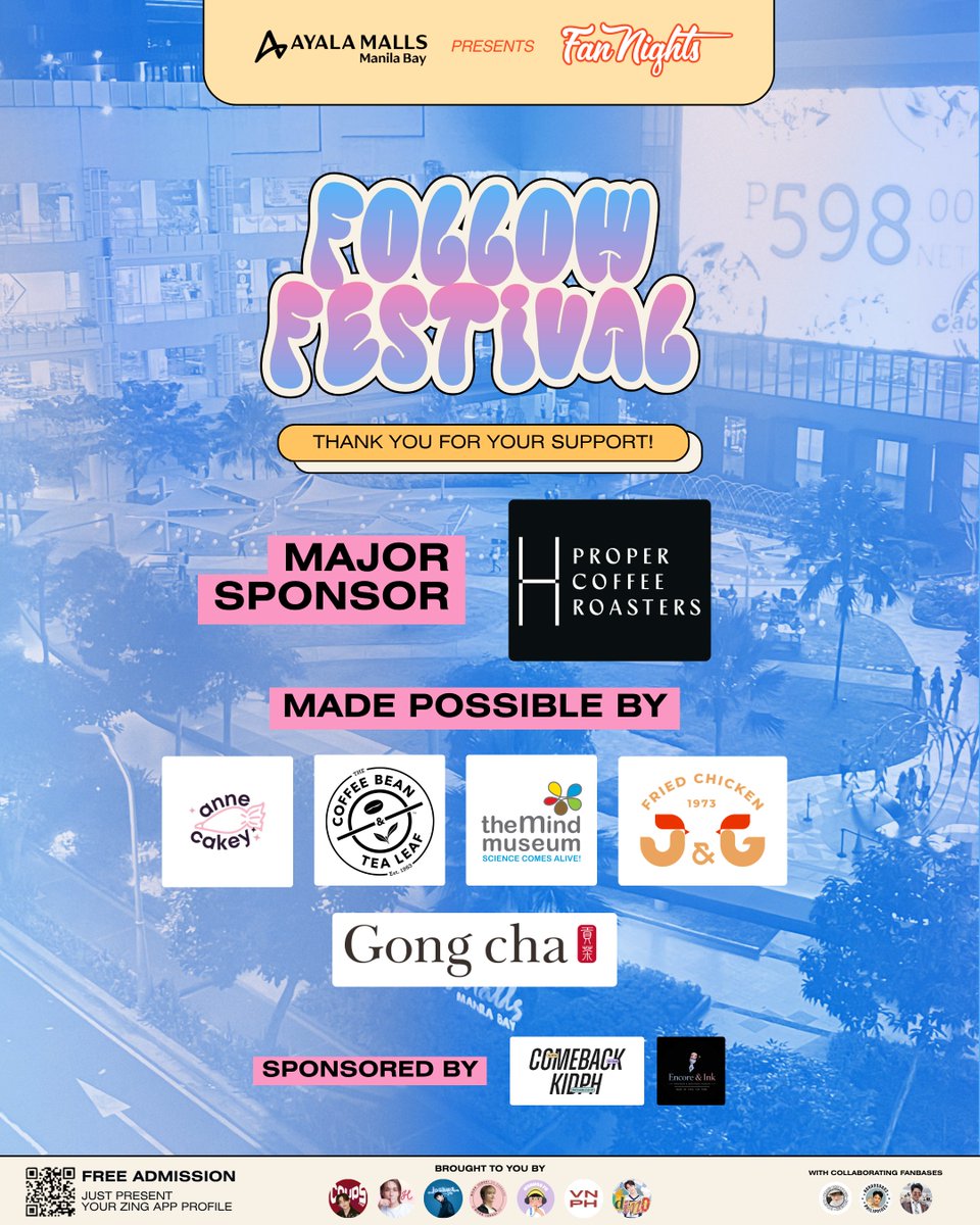 🥁 LADIES &amp; GENTLEMEN, WELCOME TO...

FOLLOW FESTIVAL
A Fan Gathering in Celebration of 11 Years with SEVENTEEN
🗓️ May 30, 2026
🕒 3pm onwards
📍 Garden Fountain, AMMB 

Register today! 🔗 tinyurl.com/register-follo…

HOSTED BY
<a href="/ph_scoups/">SCOUPS PH</a> <a href="/jeonghannieph/">HANNIE PH | Fanbase for SEVENTEEN's JEONGHAN</a> <a href="/jisoohong_ph/">JOSHUA PH</a> <a href="/moonjunhuiph/">JUN PHILIPPINES</a>