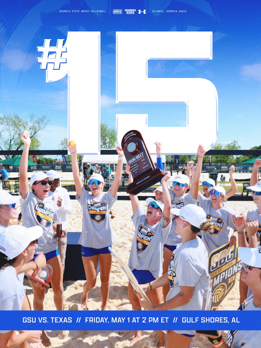 GSU Beach Volleyball tweet media