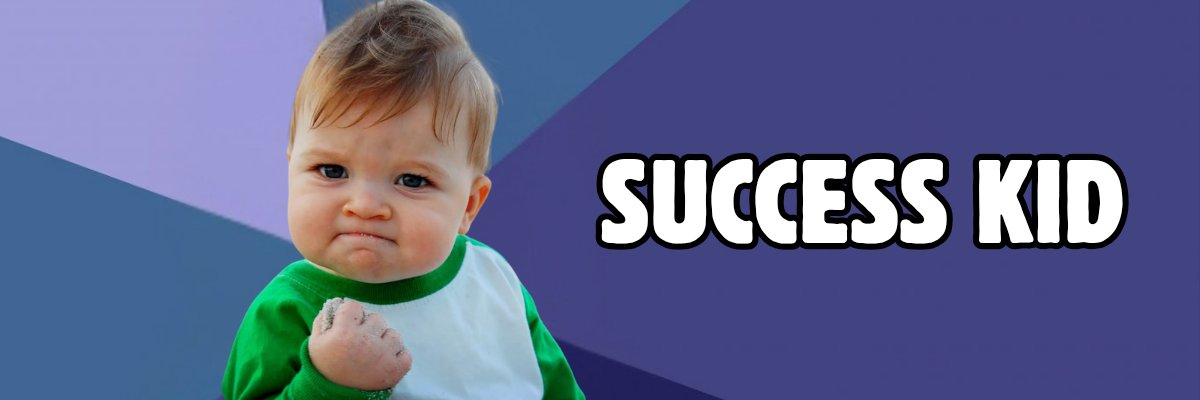Success Kid SAMMY tweet media