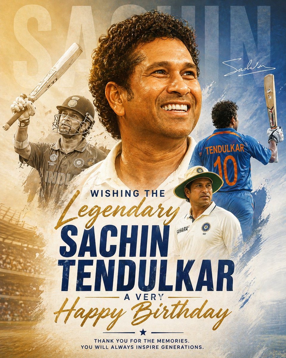 sportsshow00's tweet image. 3⃣4⃣,3⃣5⃣7⃣ international runs 
Only cricketer to score 1⃣0⃣0⃣ international hundreds 💯
Member of #TeamIndia's ICC Men's ODI World Cup 2011 winning campaign 🏆
Wishing THE Sachin Tendulkar a very happy birthday 🎂🥳
#viralpost #trendingnow #sachintendulkar #birthdaycelebration