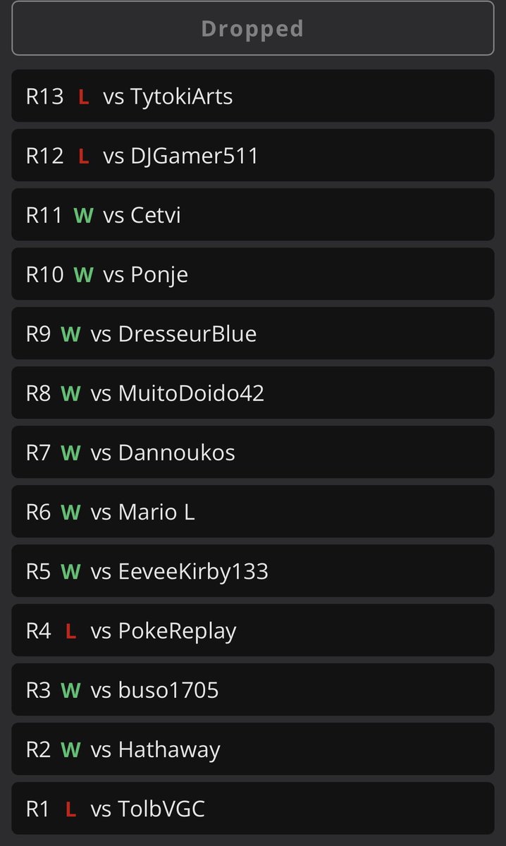 KotHBA_'s tweet photo. It was a good run, kinda bummed I fizzled out at the end but I can be more than happy with a 9-4 finish this weekend. https://t.co/3OR9MekuYg