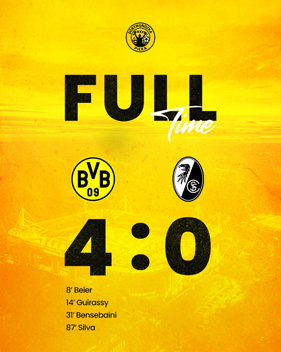 Dortmundzka's tweet image. DZIĘKUJEMY! 🖤💛

#BVBSCF #BundesTAK