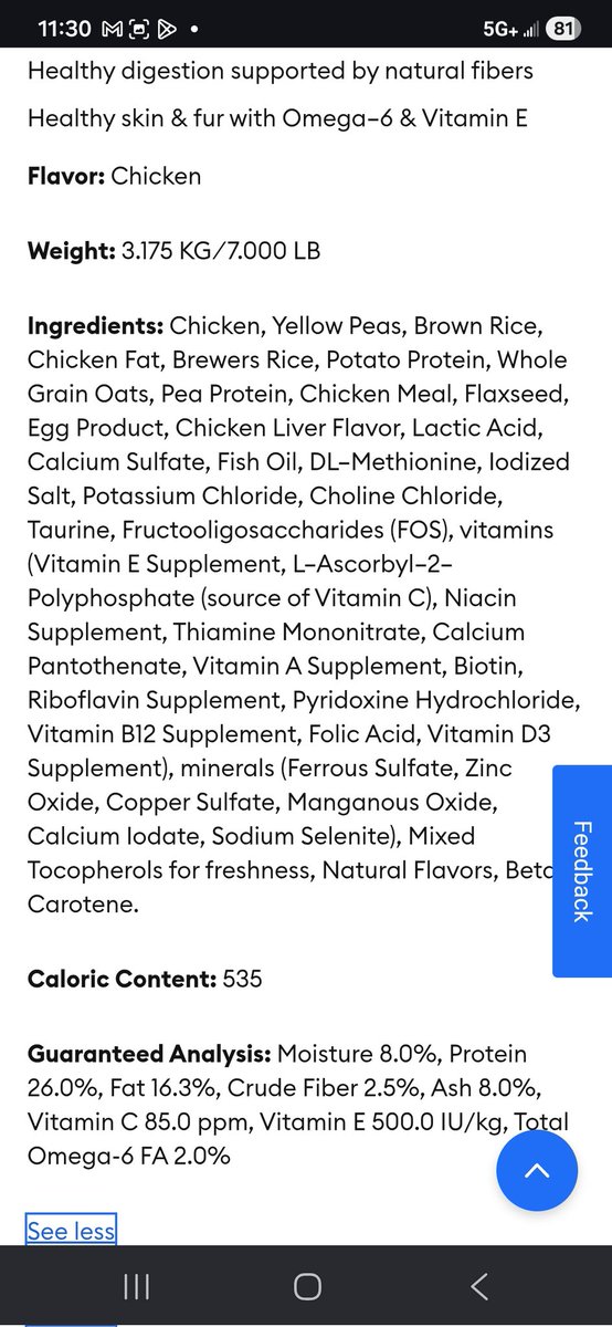 EotixAnimation's tweet photo. @HillsPet I'm so confused by this. On your website, all the products that say they no wheat or soy, are the opposite for the store version of the same products. What's up? https://t.co/nwLQ2YvOMU