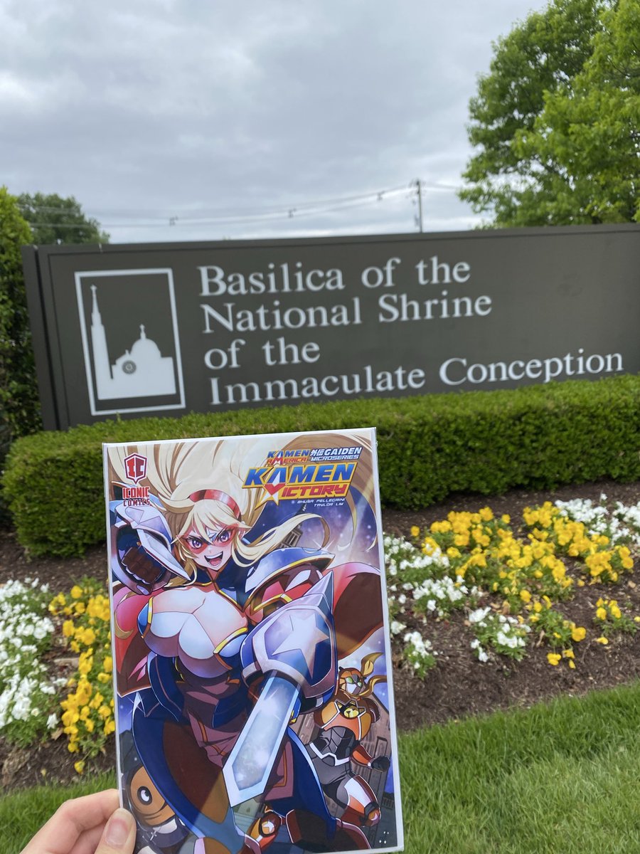 DennisReagle's tweet photo. Today on this #PrestigeSunday 
This is the basilica of the national shrine in Washington DC. The very same church appeared in KA victory microseries illustration by @8husa 
Hachifusa sensei thank you very much! 🙏🏼
#KamenVictory #KamenAmerica https://t.co/7ge198GVHm