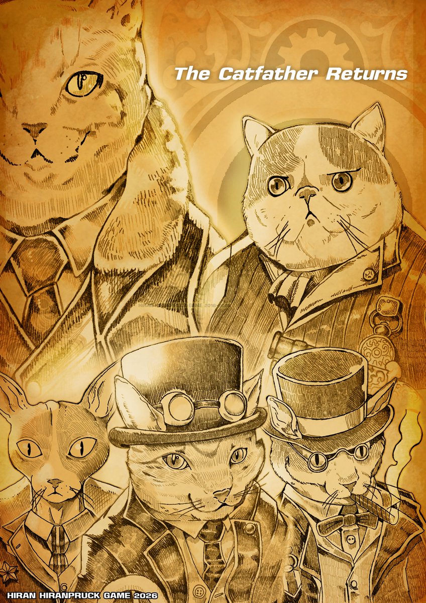 TimecapsuleBG's tweet image. Board game : Catfather of Catopolis
coming soon~!
#ボードゲーム #boardgames #boardgame #art #boardgameart #illustration #OC