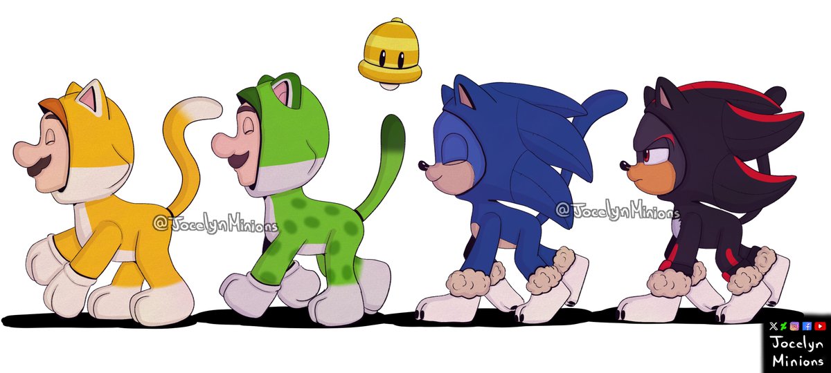 JocelynMinions's tweet image. 🐈🐈‍⬛ 🐾
#MarioBros #SonicMovie3 #SonicMovie #SonicTheHedgehog #ShadowTheHedgehog #Sonadow #SuperMarioGalaxyMovie #SuperMarioBrosMovie
