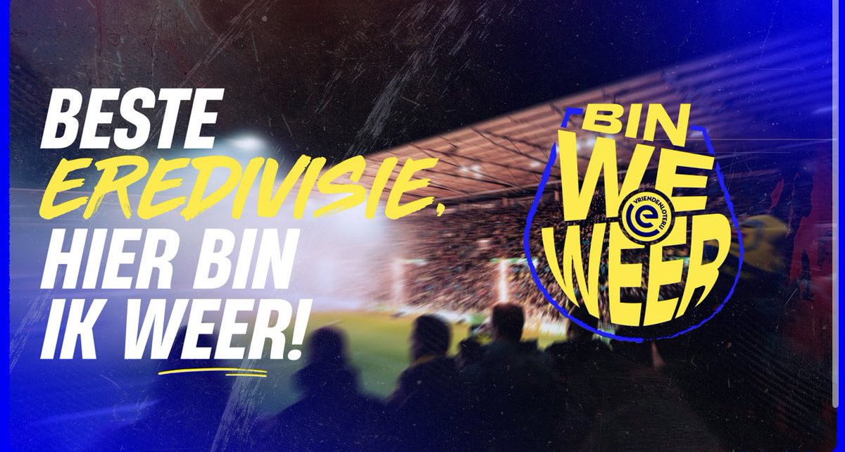 ELLEIDRO's tweet photo. #BinWeWeer @SCCambuurLwd 💛💙 https://t.co/jKAZfsNS36