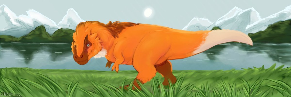 Alleiryin's tweet photo. Art for my banner, Alleir as a tiranossauro
.
#ocart #shapeshifter #dinoart #landscape #sonaart https://t.co/GGTMxdilrf