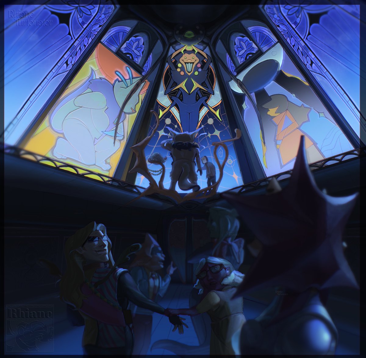 RATurtonator's tweet image. IT IS DONE!

Mishe, unsurprisingly, is my favourite part of this drawing
(also, i think im getting better with backgrounds!)
#Paragon🔺#art