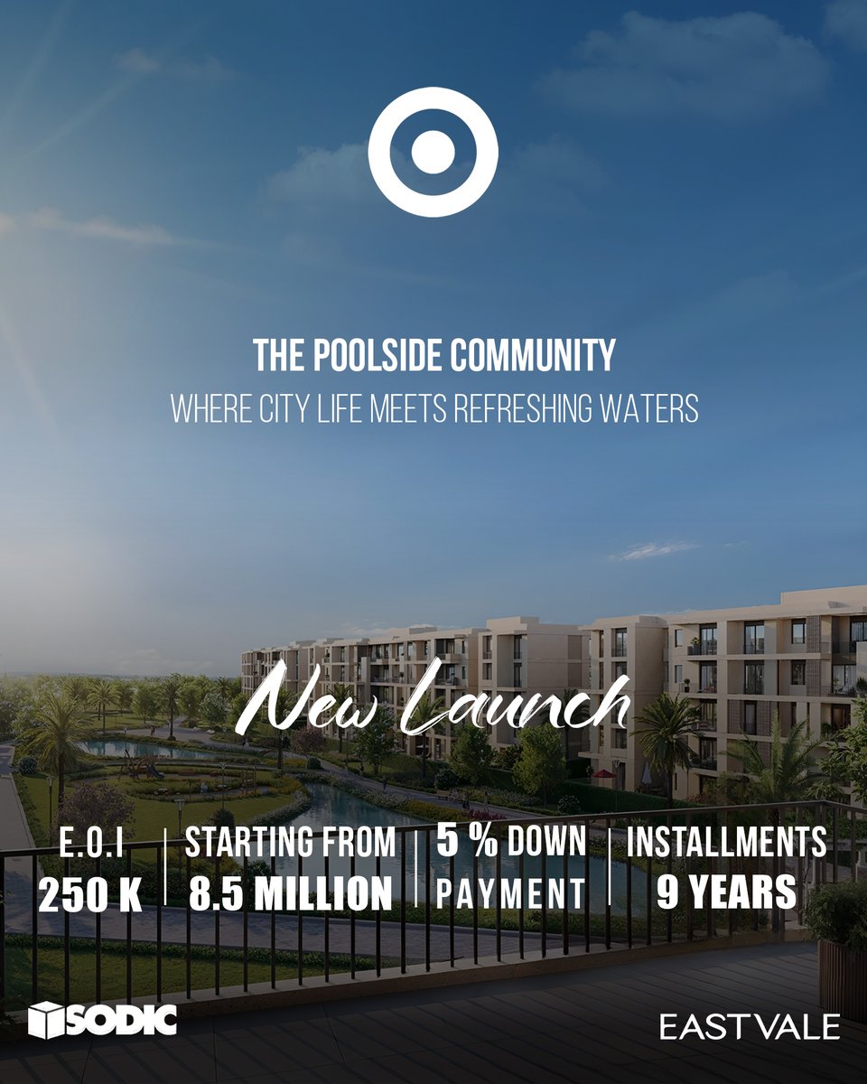 forsaprop's tweet photo. Eastvale is a sanctuary for those who value quiet luxury. Forsa Property helps you find your calm. Luxury That Lets You Breathe! #ForsaProperty #RealEstatePro #RealEstate #Property #NewCairo #Firstlaunch #SODIC #EASTVALE https://t.co/FWcXGGsEkM