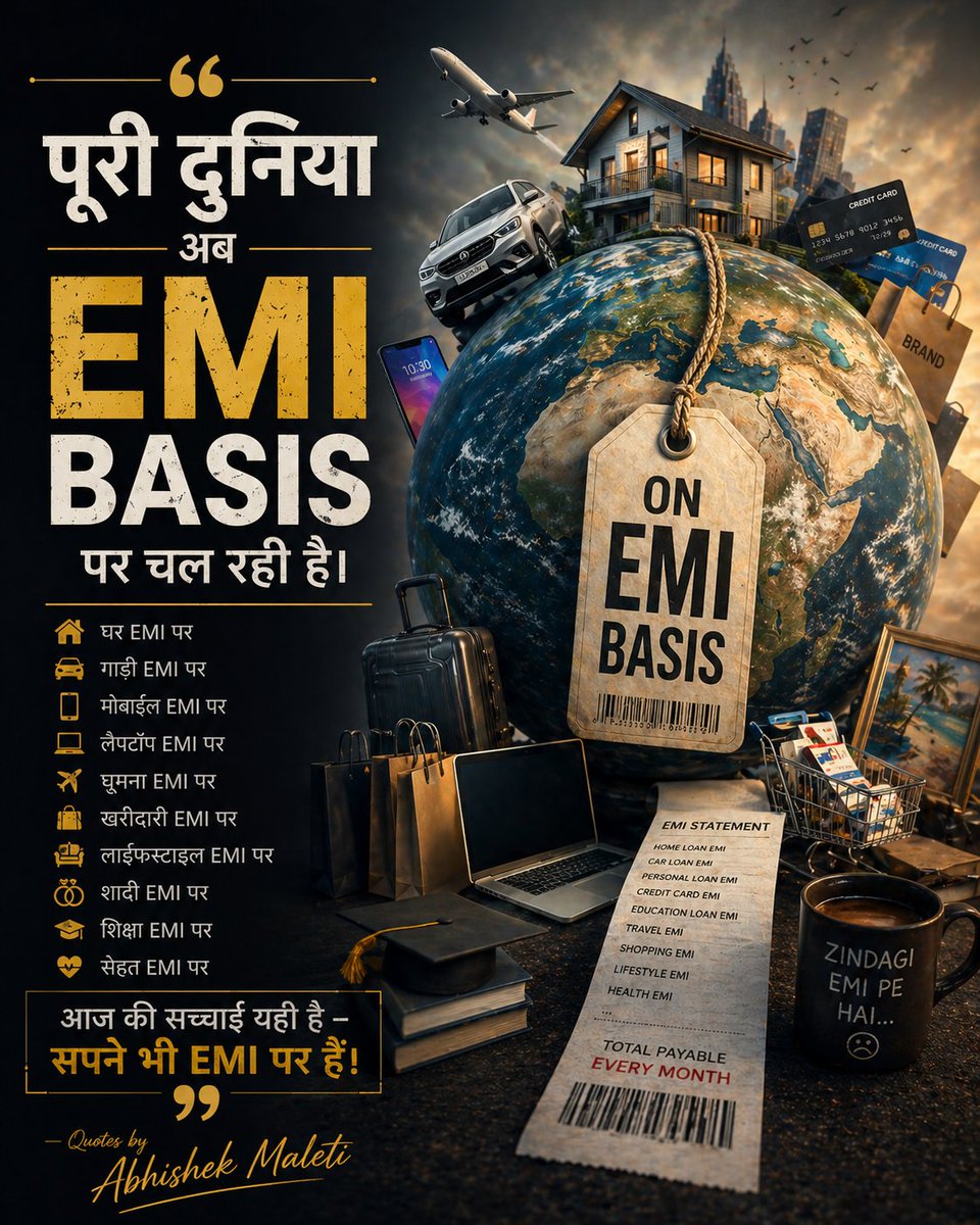 abhishekmaleti's tweet image. EMI #EMI #ALLBANKS #BANK